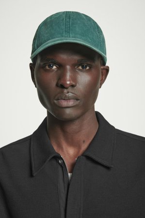 COS Men's Cotton-Twill Baseball Cap in Green