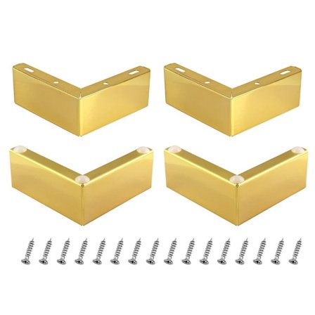 4 Stk Møbelben Metall Sofa Ben Møbelføtter