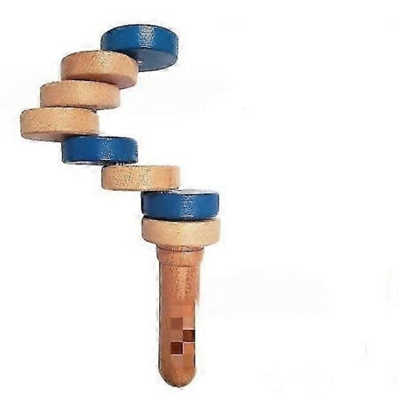 1 stk. håndholdt træbalancer, Wobble Balance stabilitetstræner, perfekte julegaver til børn og voksne