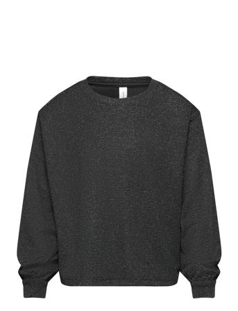 Vmkanva Ls Top Jrs Girl Tops Sweat-shirts & Hoodies Sweat-shirts Black Vero Moda Girl