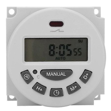CN101A L701‐12V Digital Tidsbryter LCD Generisk Mikrokontroller Elektrisk Timer [DB]