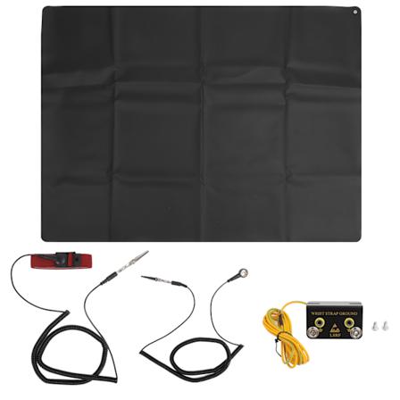 Maadoitusmattosetti - Vähentää tulehdusta, parantaa unta, lievittää stressiä - Maadoituspeitto rannekkeella 138 x 100 cm