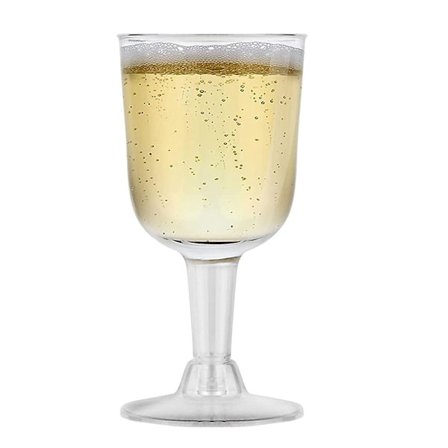 Genomskinliga Plastvinglas Återvinningsbara - Okrossbara Vinglas - Engångs- & Återanvändbara Tekoppar