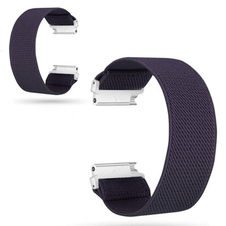 Solid color nylon watch band for Huawei watch - Dark Purple