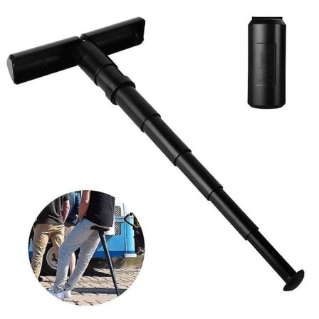 Bärbar Teleskopisk Pall Fällstol Resestol för Utomhusaktiviteter