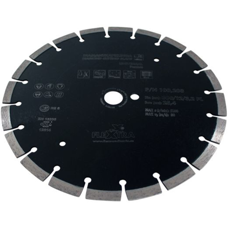 Flexxtra 100203 Diamantkapskiva 300 mm, Maskintillbehör & förbrukning