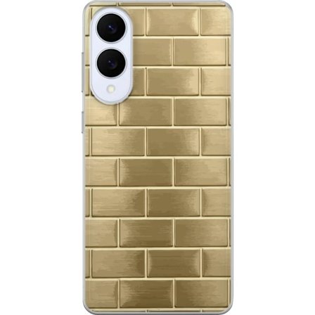 Mobilskal till Samsung Galaxy S25 Edge med Gyllene Murstenar