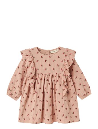 Nmfkoala Ls Loose Dress Lil Pink Lil'Atelier