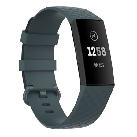 Vattentätt Fitbit Charge 4 etc. band - Blågrönt