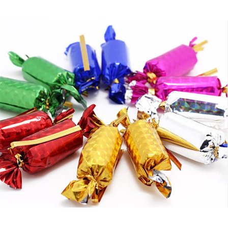 Farverige Karameller til Juledekorationen - 12 stk