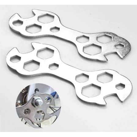 Monikäyttöinen polkupyörän avain, pyörän korjaustyökalusarja, monitoiminen teräspyörän pyörän maastopyörän avain