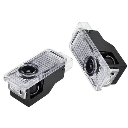 2 stk. LED-bilprojektorlys, bildørvelkomstlys, bil-LED-vi