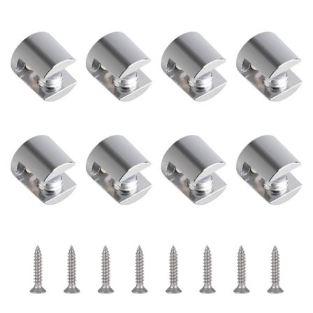 8st Zinklegering Glas Hörnhylla Glashylla