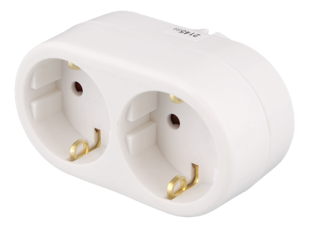 Deltaco flerkoplingslist - earthed - 3680 watt