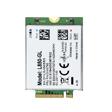 L850 Wifi-kort 01ax792 Ngff M.2-modul til T580 X280 L580 T480s T480 P52s