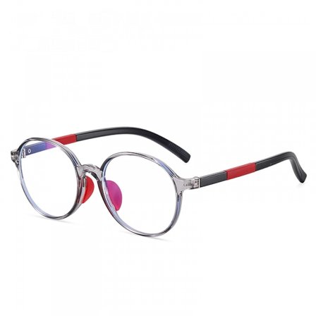 Blålysblokkerende briller for barn, firkantede nerd-briller med klar ramme, anti-blålys-briller for dataskjerm