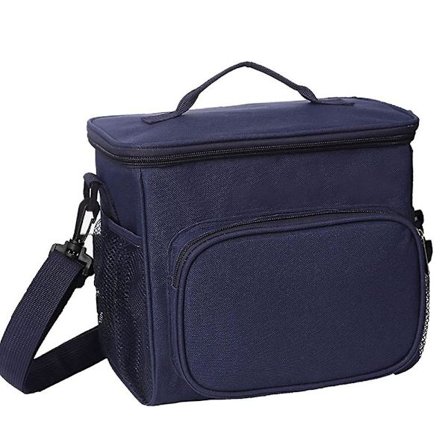 Kylmälaukku, 10l Lounaspakkaus, Eristävä Lounaslaukku Säädettävllä Olkahihnalla, Kannettava Vedenkestävä