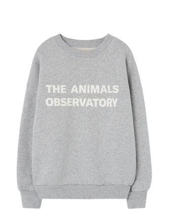 THE ANIMALS OBSERVATORY Frey Leo Sweatshirt - Grey - 6 Y