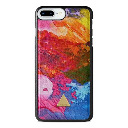 Naive iPhone 7 Plus Skal - Rainbow Ink