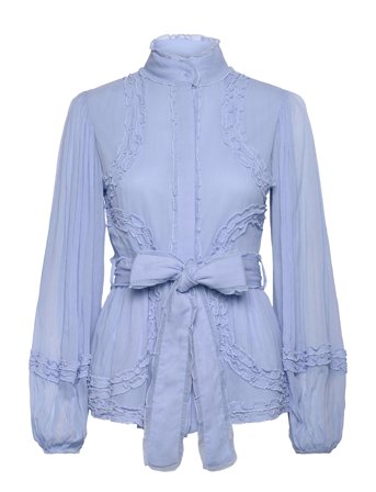 Violetta Blouse Blue Love Lolina