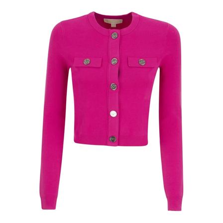 Michael Kors, Cardigans Różowy, Kobieta, Rozmiar: M