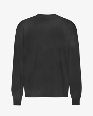 Oversized Organic LS T-Shirt - Faded Black - Male - S - Sustainable material - Ethical production
