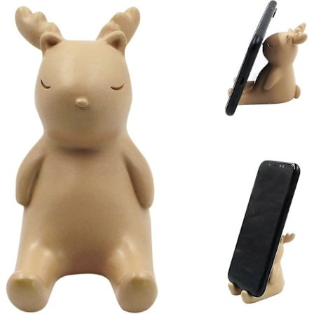 Söt Djur Cartoon Mobiltelefonställ Sött Skrivbordsställ Surfplatta Kompatibel Alla Smartphones