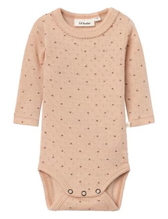 Nbfnava Ls Wool Body Lil Lil'Atelier Pink