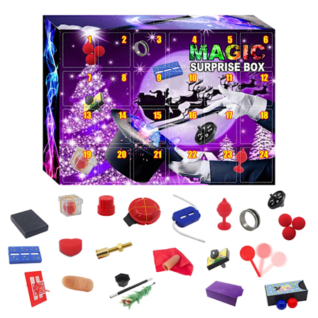 Jul advent kalender leksaker kul barn present box sensoriska lekset vuxen stress och ångest lindring leksaker
