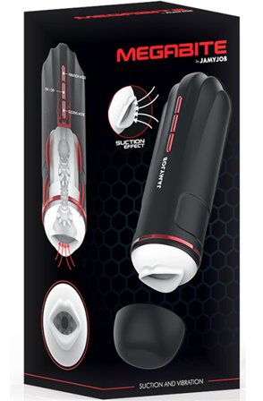 Megabite Mouth Suction & Vibration Masturbator Masturbaattori