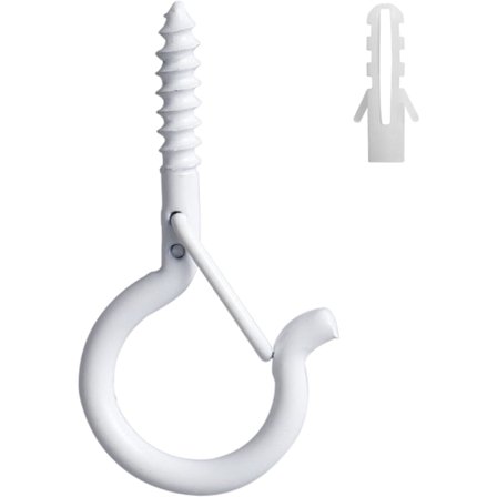 Q-Hanger 22-pack skruvöglor för väggmontering, skåp, tak