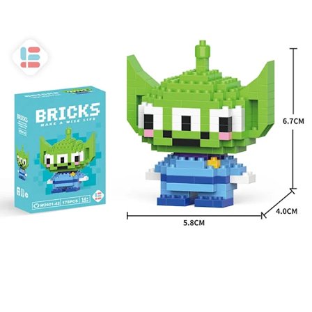 Super Mario Tegneserie Bygning Blokk Søt Tegneserie karakter Mario Sammensatt Modell bygning blokk Dukker Leker