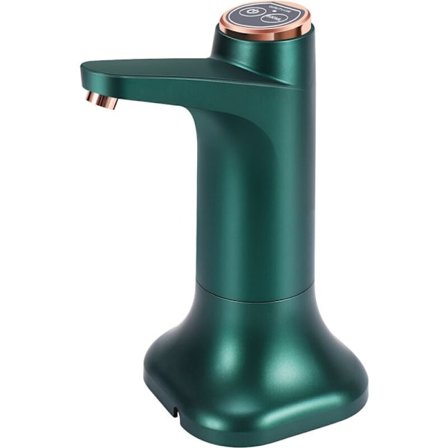 Elektrisk flaskpump med bas USB-dispenser Bärbar automatisk pump hinkflaska dispenser - Grön