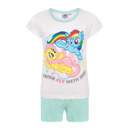My Little Pony Girls Come Fly With Me Kort Pyjamas Set 2 År