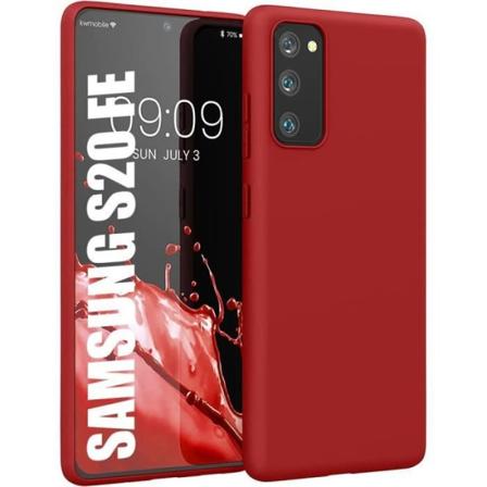 Taske til Samsung S20 FE Beskyttelse Blød ensfarve Behagelig rød Röd