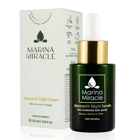 Marina Miracle Amaranth Night Serum & specialbehandling Unisex 30 ml