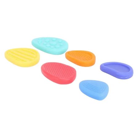 Teksturerede sensoriske sten i silikone