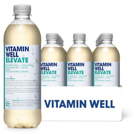 VITAMIN WELL Dryck Elevate 50cl - Lyreco - Kök och servering - Dryck - Drickor
