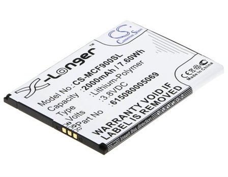 Batteri till SmartPhone, Mobil för Mobistel Cynus F9, Cynus F9 4G, F303-S