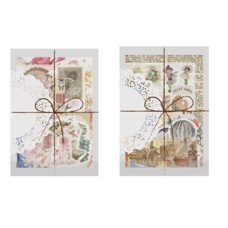 Vintage Paper Art Paper Washi klistermärken