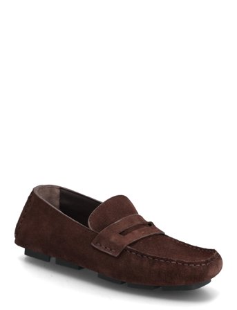 Calvin Klein Square Driver Suede - Brown - 40