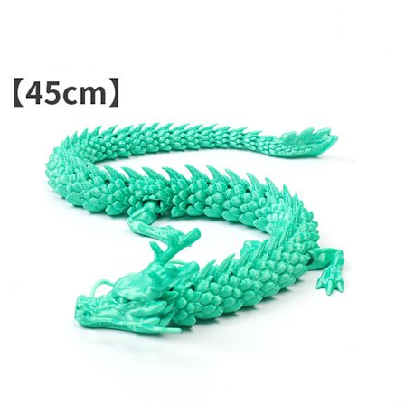 3D- printed artikulerad Dragon Fish Tank landskapsarkitekturdekoration