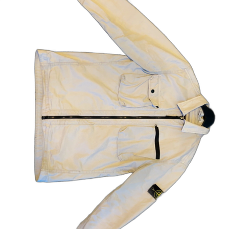Vit overshirt från Stone Island