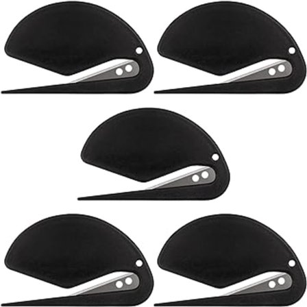 (Sort) 3 Tommer Brev Åbner Kuvert Sæt Åbner Kuverter