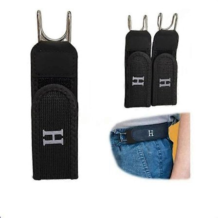 Näkymätön taktinen metallikoukku joustovyö - Unisex soljeton vyötärönauha ulkotöihin ja EDC-varusteisiin