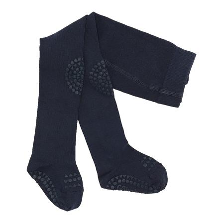 GoBabyGo Kravle Strømperbukser i Tyk Bomuld Navy Blue 6-12 mdr., Tøj & Bolig, Børnetøj, Børnestrømpebukser