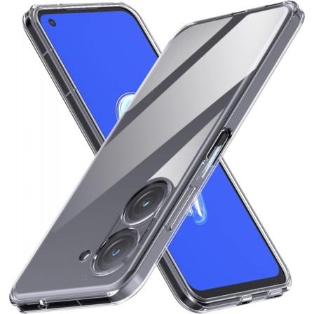 Zenfone 10 5G iskuja vaimentava silikonikotelo Simple Transparent