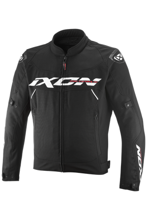 Chaqueta de moto Ixon Meteor 31 Negro/Blanco L