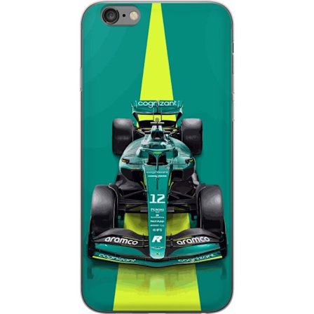 Yhteensopiva Puhelinkuori Apple Apple iPhone 6s Plus Aston Martinin Formula 1 -auto vihreässä kilpailumuotoilussa, jossa on moderni studiosentuntma