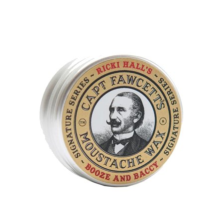 Captain Fawcett Ricki Hall's Booze & Baccy Moustache Wax 15 ml, Mænd, Skægpleje, Skægvoks
